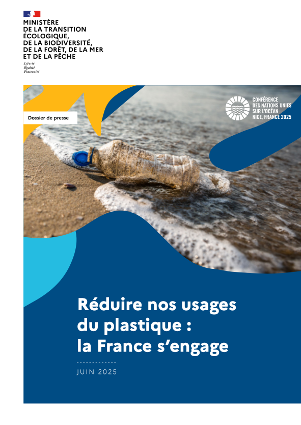 Couverture - Réduire nos usages du plastique - Ministère de l'écologie